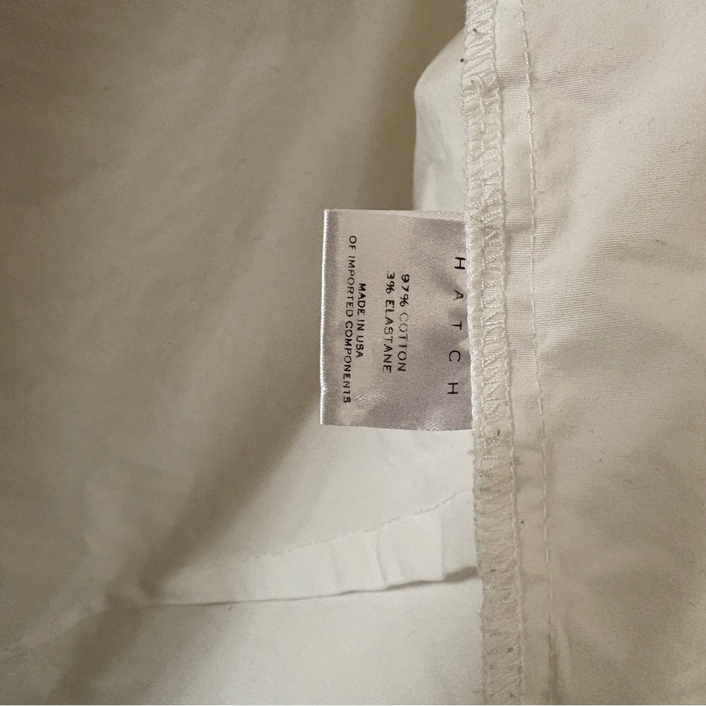 HATCH maternity The Classic Buttondown in White - Picture 11 of 11